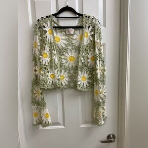 AUDREY PARKS Crochet Top